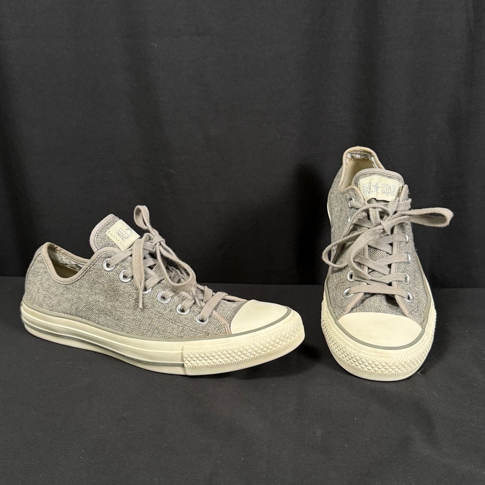 Converse Chuck Taylor All Star Phaeton Grey Tweed Low Top Sneaker 535403F Size 8